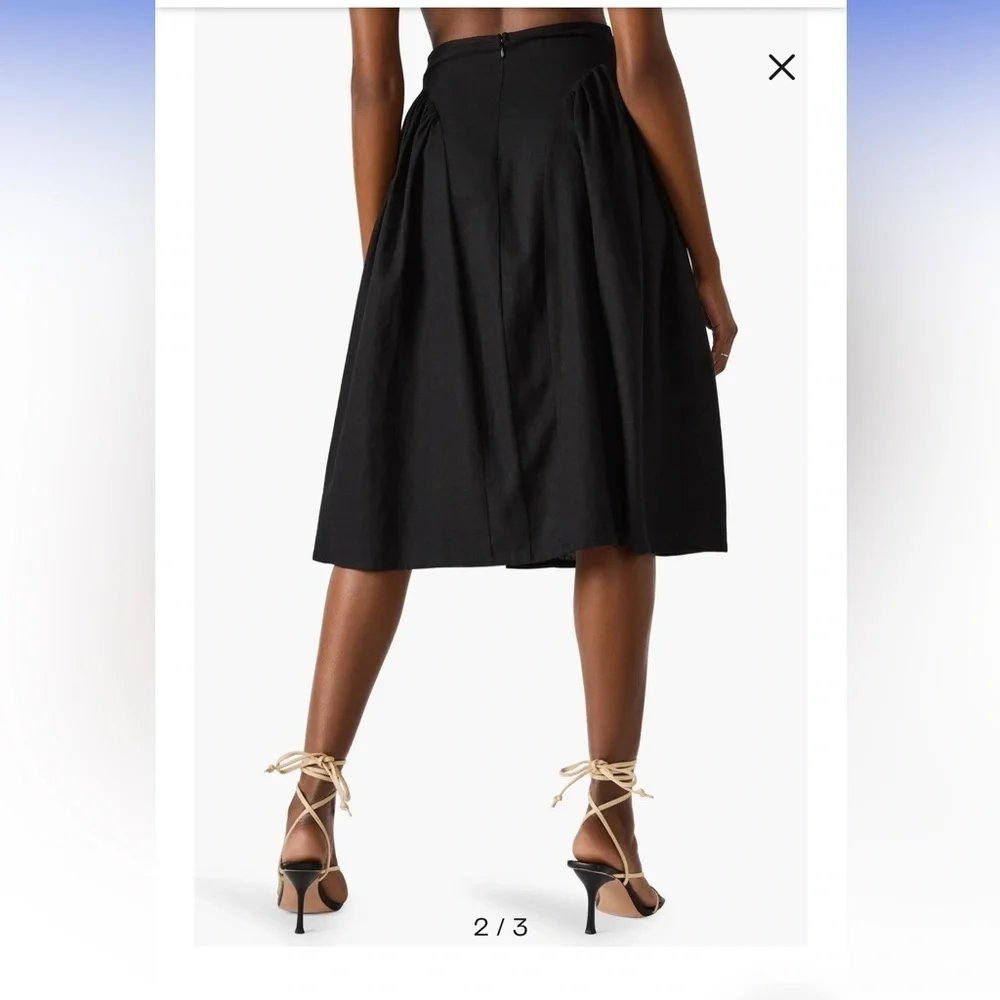 Steve Madden Brooklyn Linen Blend Skirt